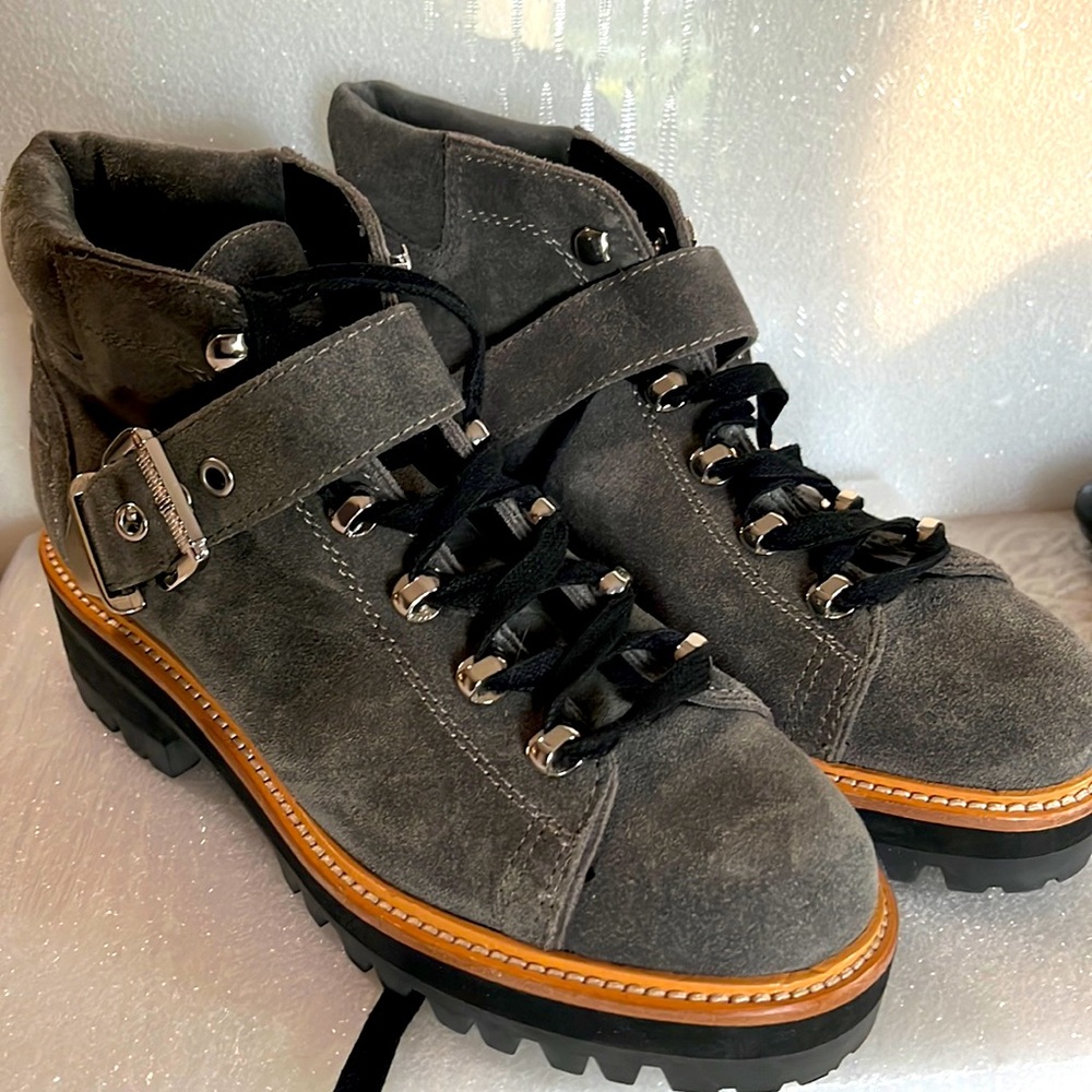 Marc Fisher hiking boots. Size 7, but fit like a 7.5